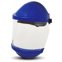 3M Blue Brow Guard Visor and Chin Guard