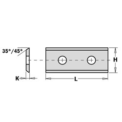 Replacement Blade to Suit CMT Rebate cutter