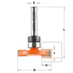 CMT Flooring Router Bit with Top Mounted Bearing