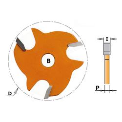 CMT Slot Cutter Blade - 1.5mm 8mm Bore