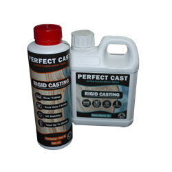 Perfect Cast 2 Part Resin and Hardener - Rigid - 1.5 litre Kit