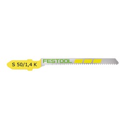 Festool Curved Cut Jigsaw Blade S 75mm x 1.4mm K - 5 Pack