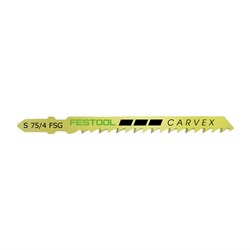 Festool Universal Jigsaw Blade S 75mm x 4mm FSG - 5 Pack