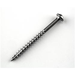 Kreg Pocket Hole Screws - 64mm Coarse/MaxiLoc Head - Stainless - 2000 pack