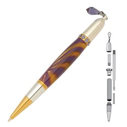 PSI Diva Charm Pen Kits - Purple Tanzanite Charm