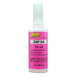 ZAP CA Thin Viscosity (2oz Bottle) Cyanoacrylate 'Super' Glue