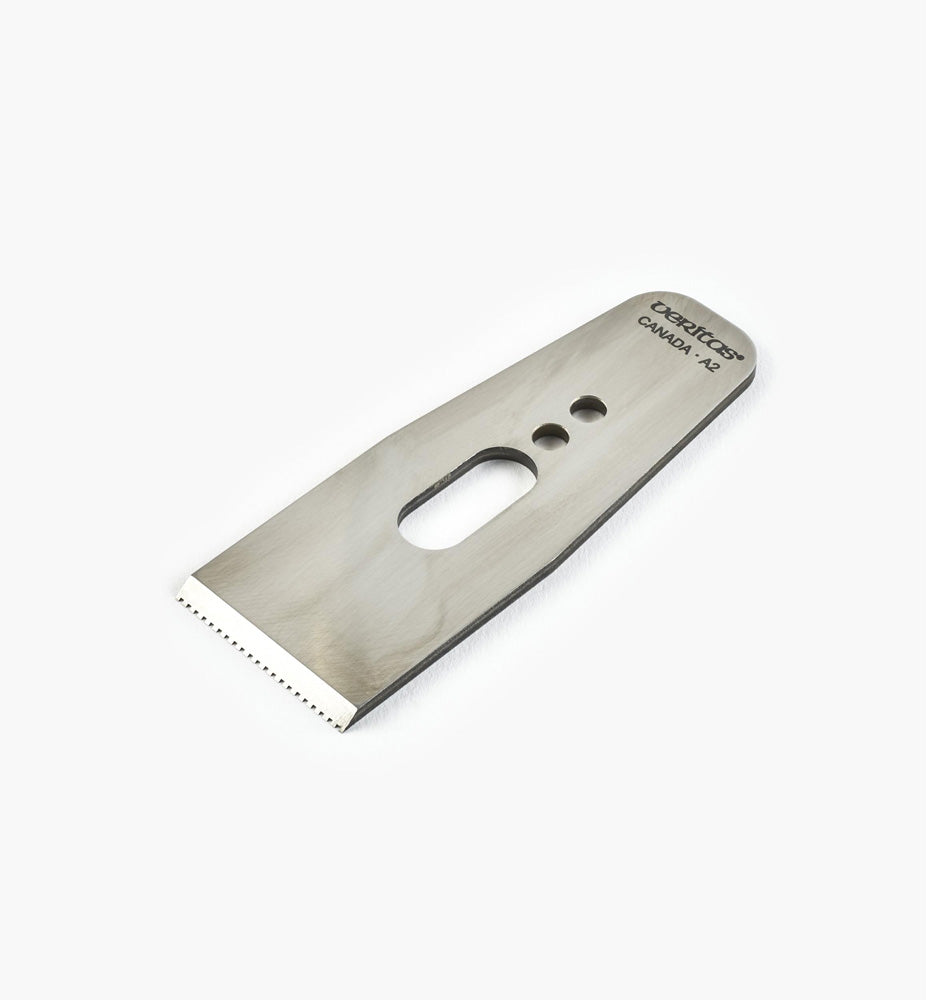 Veritas A2 Toothed Blade to suit Low-Angle Block Plane - 1-5/8" - 38°