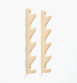 Veritas wall-mounted spokeshave rack made from Baltic birch plywood, holds up to five tools.