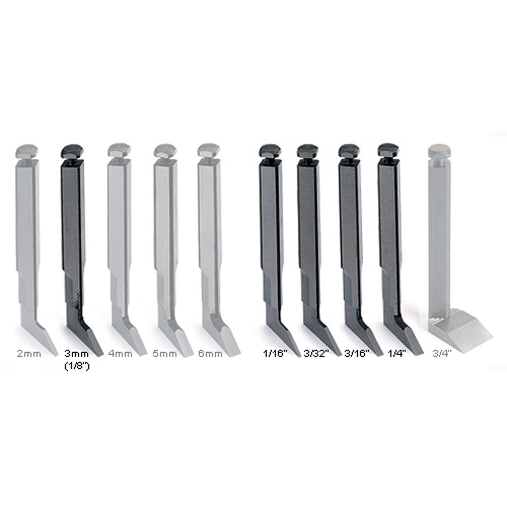 Veritas® Set of 5 Imperial Blades to suit Router and Hinge Mortise Planes
