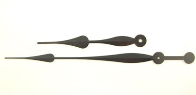 Carbatec Clock Hands - Hour & Minute - Black - 305mm