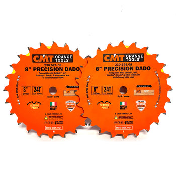 CMT Precision Dado Set - 203mm (8") - 5/8" bore