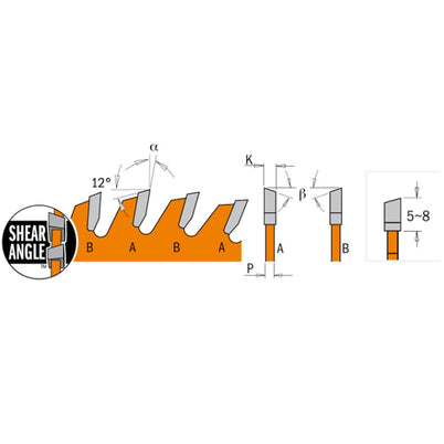 CMT ITK Plus Crosscut Blade - 250mm - 60 Tooth