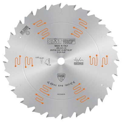 CMT Ripping Blade - 10” (250mm) - 24 Tooth