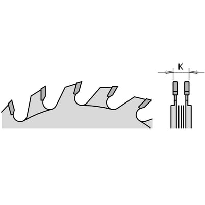 CMT Industrial Adjustable Scoring Blade (Scribe Blade) - 15300 max RPM