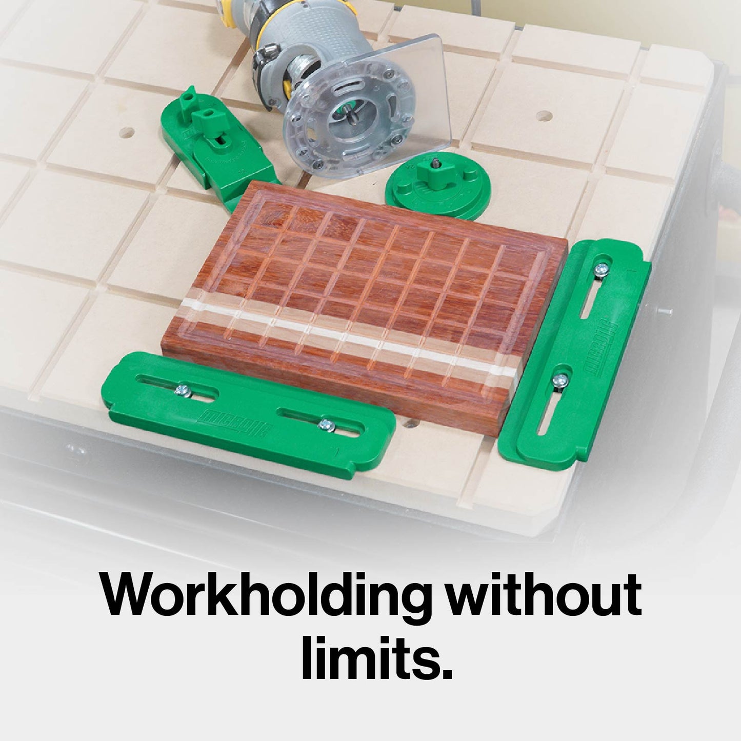 Microjig Matchfit CNC workholding kit