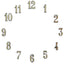 Carbatec Clock Number Set - Arabic - Gold 1/2"