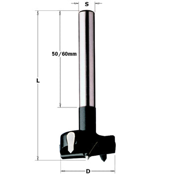 CMT Forstner Bit - 25mm - TCT