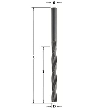 CMT Brad Point Drill Bit - 10mm - HSS