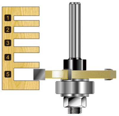 Arden Slot Cutter - 6.35mm 1/4" Shank