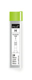 Pica Fine Dry Refills - H hardness - set of 24 fine (0.9 mm) graphite leads