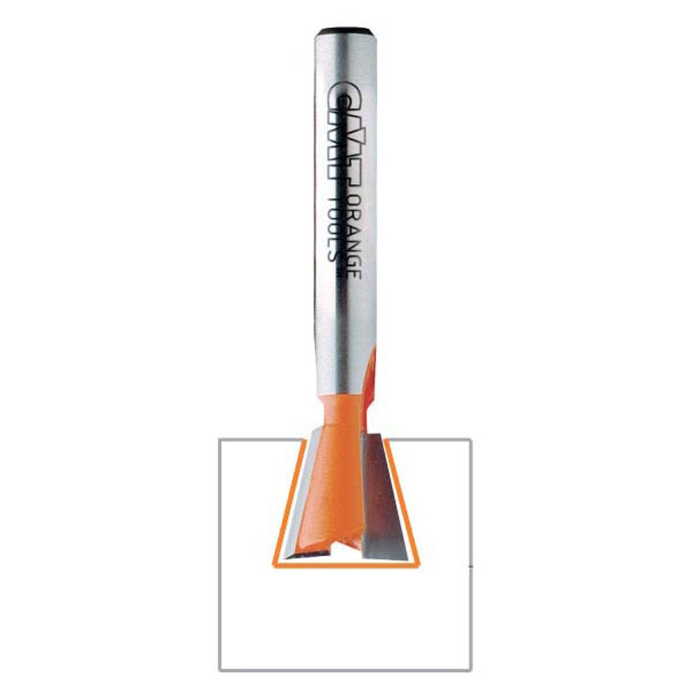 CMT Dovetail Router Bit - 20.6mm Cut Length 12.7mm Diameter