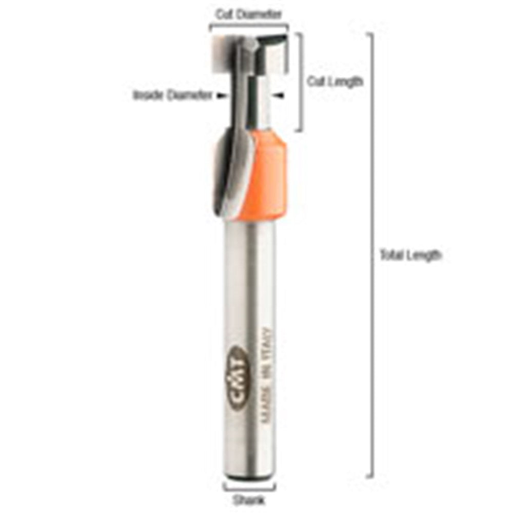 Buy CMT T-Slot Bit 34.9x9.5 X12.7x22.2 by CMT online - Carbatec