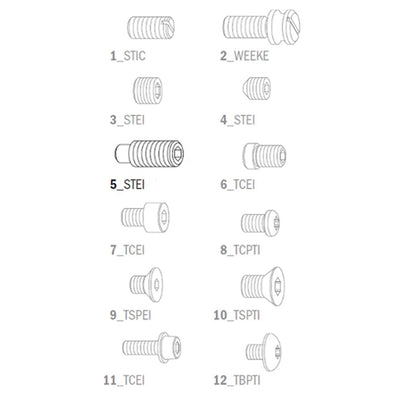 CMT M8 x 12mm Grub Screw