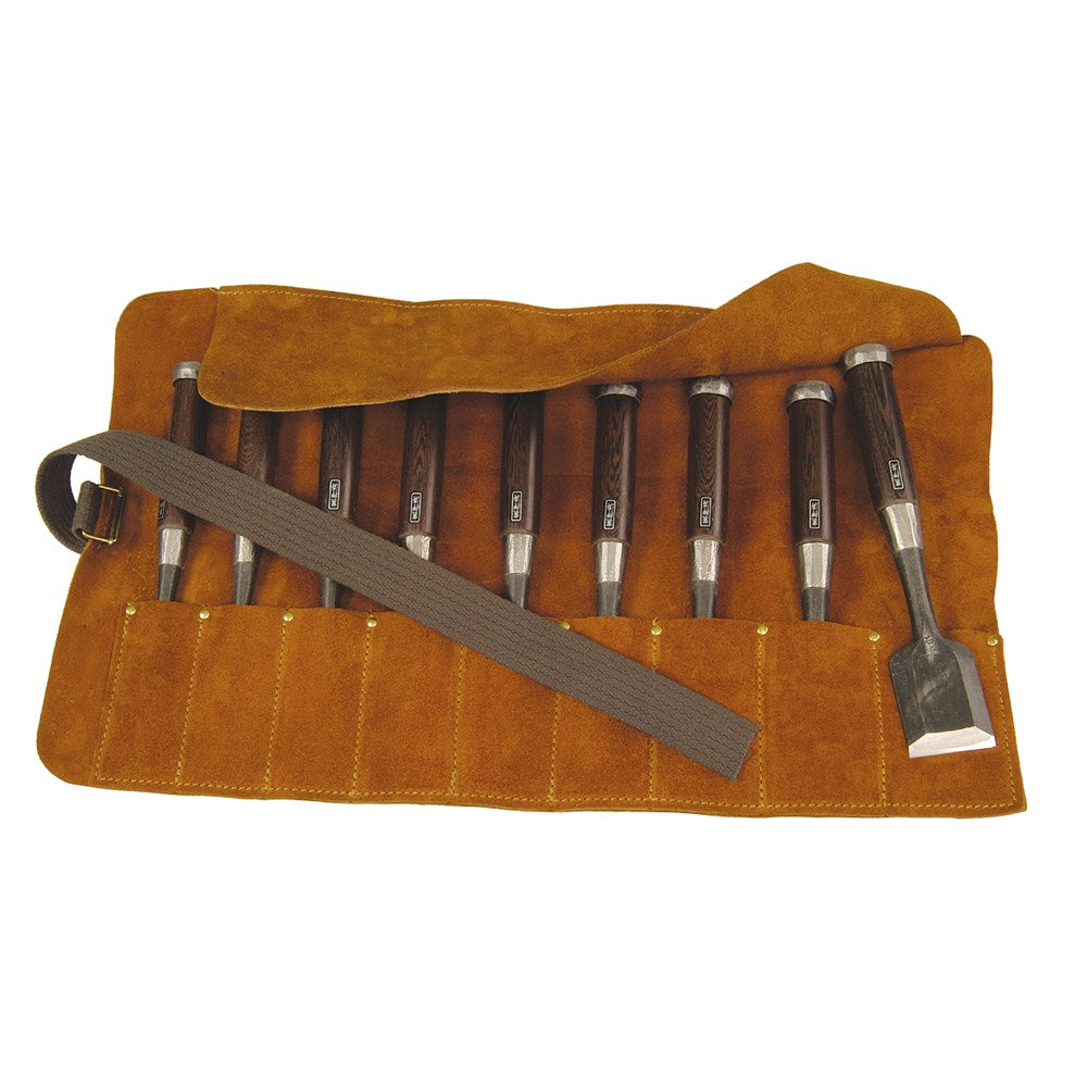 Buy Carbatec Leather Chisel Roll - 9 Place by CARBATEC online - Carbatec