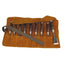 Carbatec Leather Chisel Roll - 9 Place
