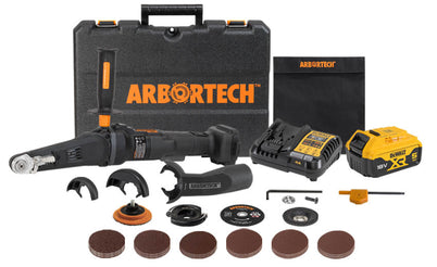 Arbortech Mini Grinder MG1000 Base Unit with Battery, Charger & Woodworking Pack