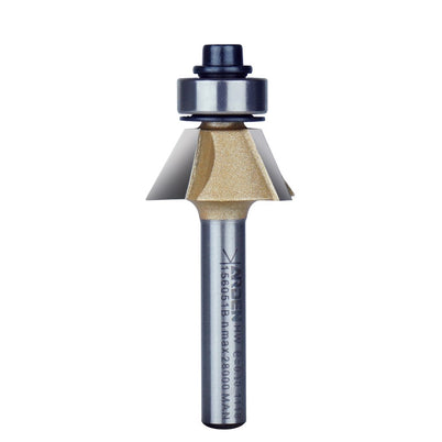 Arden Bevel Trim Cutter with Bearing - 30º Angle 1/4" Shank