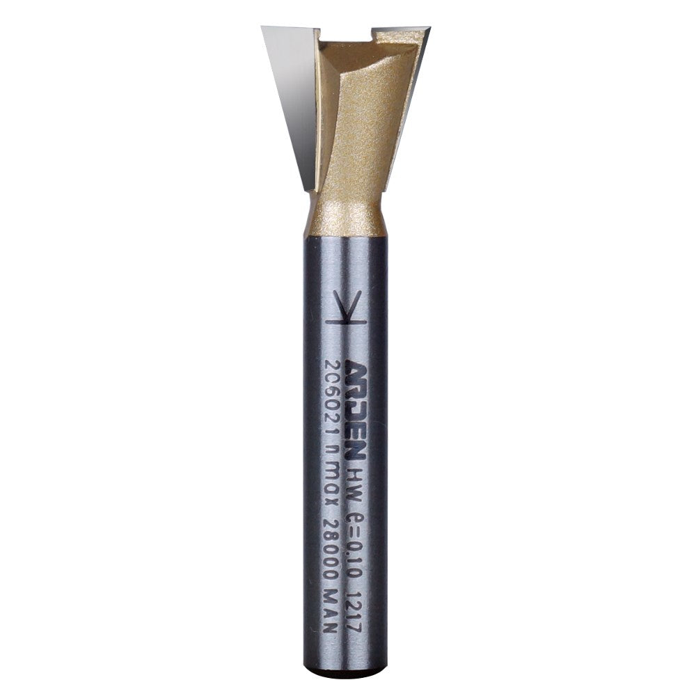 Arden Dovetail Bit - 12.7mm Diameter 14° Angle 1/4" Shank