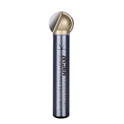 Arden Ball Milling Bit - 9.5mm Diameter 1/4" Shank
