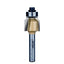 Arden Round Over Bit with Bearing - 12.77mm Cut Depth 1/4" Shank