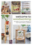Book for a beginner’s woodworking guide by Moa Brännström Ott, featuring step-by-step hand-tool projects for modern home and garden pieces