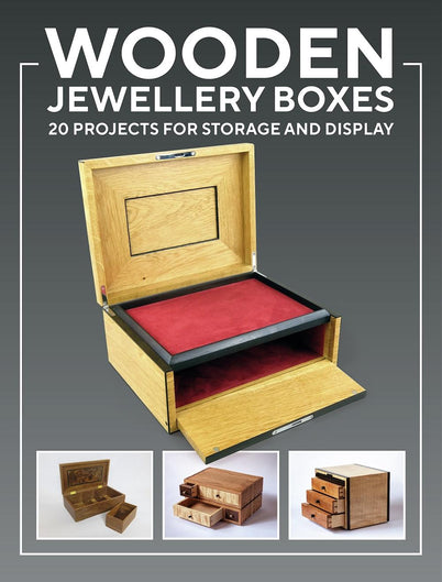 Book cover for Wooden Boxes – Projects for Home and Keepsakes by Moa Brännström Ott, featuring step-by-step woodworking projects for creating decorative and functional wooden boxes.