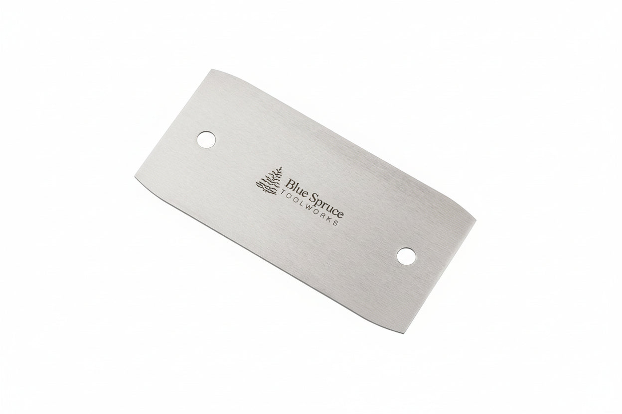 Blue Spruce Straight Card Scraper 6"