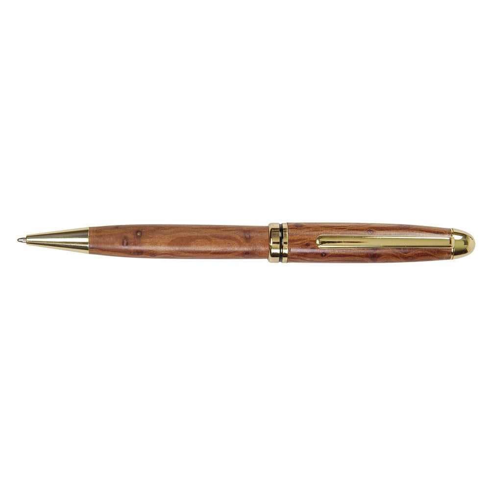 Carbatec Ball Point Pen Parts Gold Finish - 5 Pack - 24kt gold plating