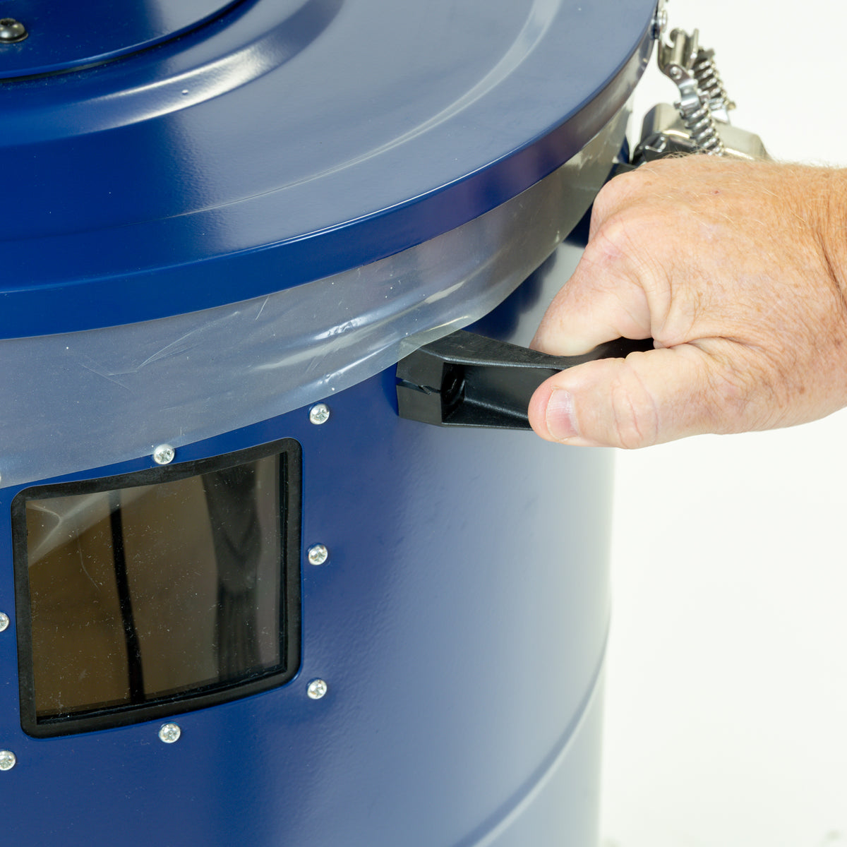 Carbatec Inline Dust Separator and Collection Drum