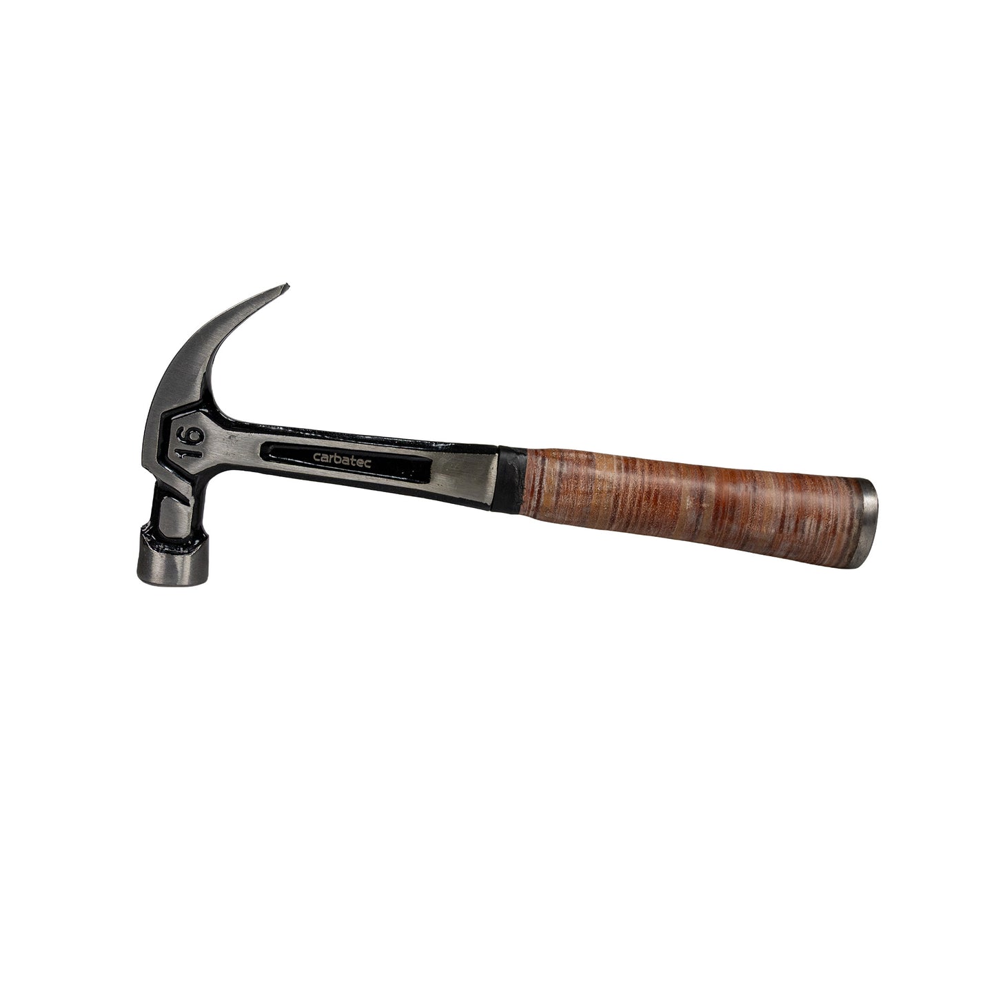 Carbatec 16oz Claw Hammer with Leather Grip