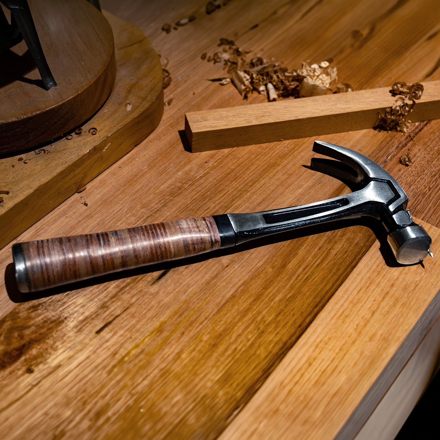 Carbatec 16oz Claw Hammer with Leather Grip