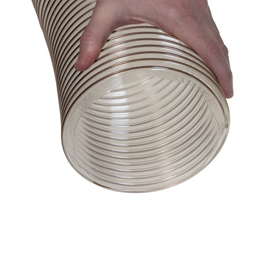 Carbatec TPU Flex Dust Hose Copper Helix 6" x 6m