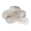 Carbatec TPU Flex Dust Hose Copper Helix 4" x 3m