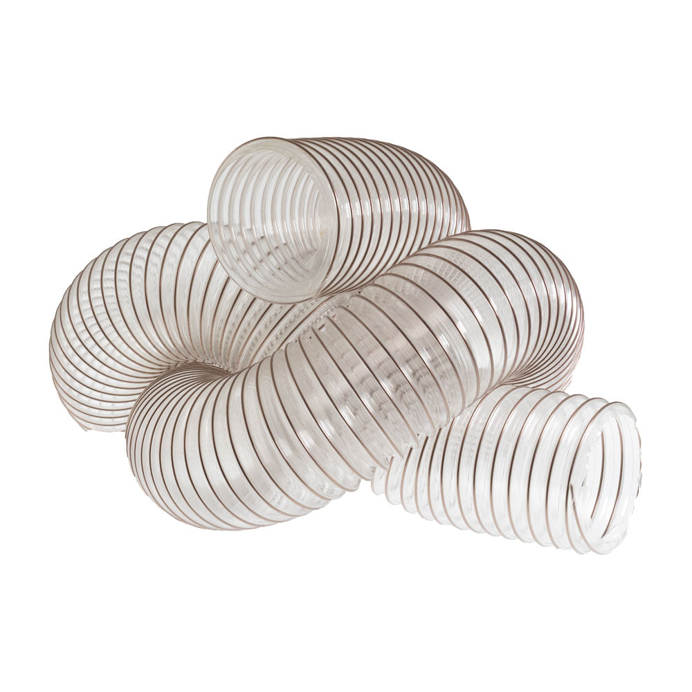 Carbatec TPU Flex Dust Hose Copper Helix 4" x 6m