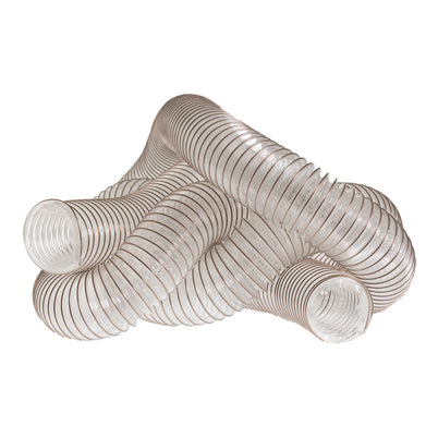 Carbatec TPU Flex Dust Hose Copper Helix 2.5" x 15m