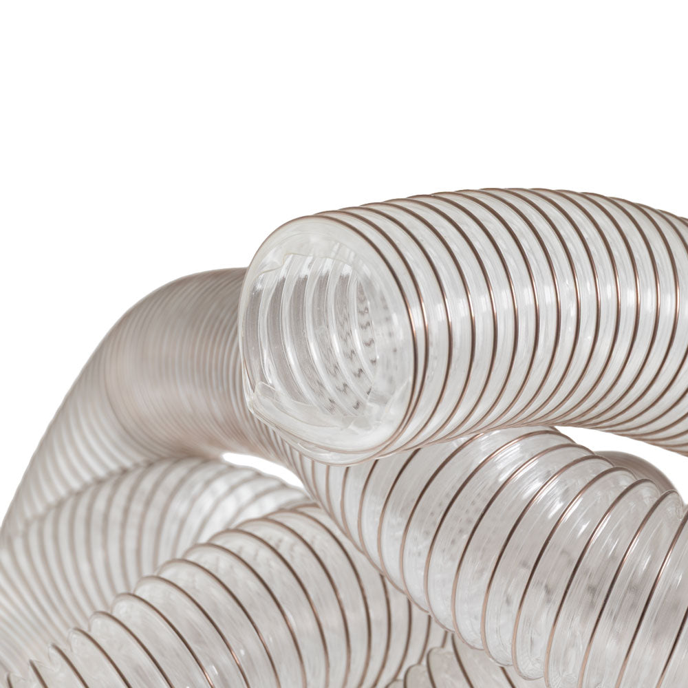 Carbatec TPU Flex Dust Hose Copper Helix 2.5" x 15m