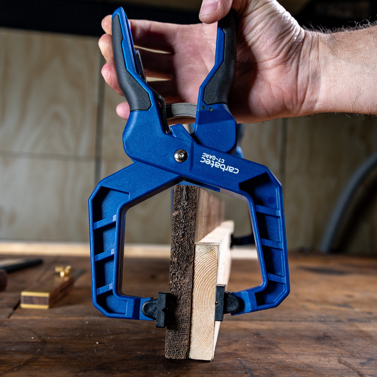Carbatec 2 Pack Quick Action Ratchet Hand Clamp