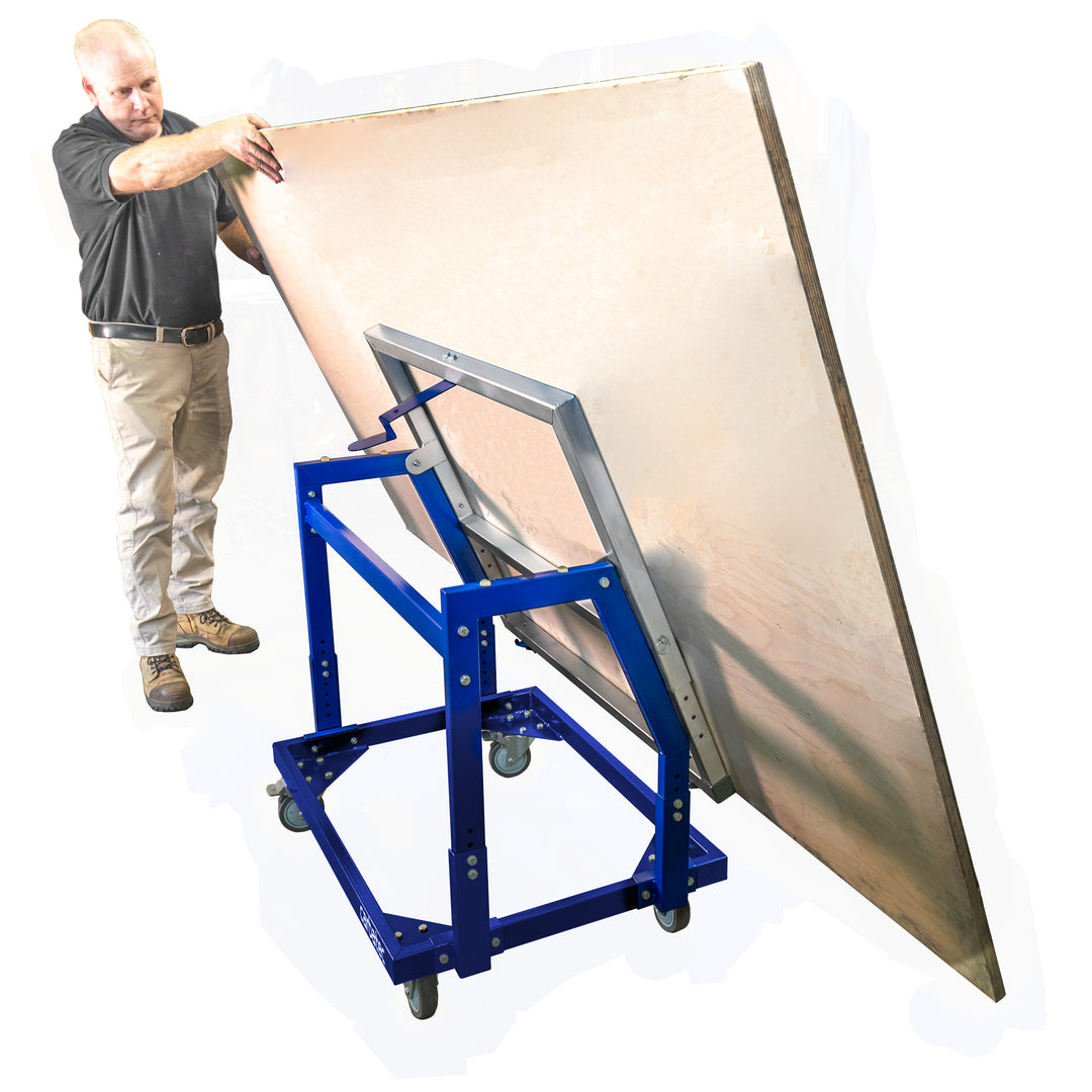 Buy Carbatec Mobile Tilt Table Panel Carrier by CARBATEC online - Carbatec