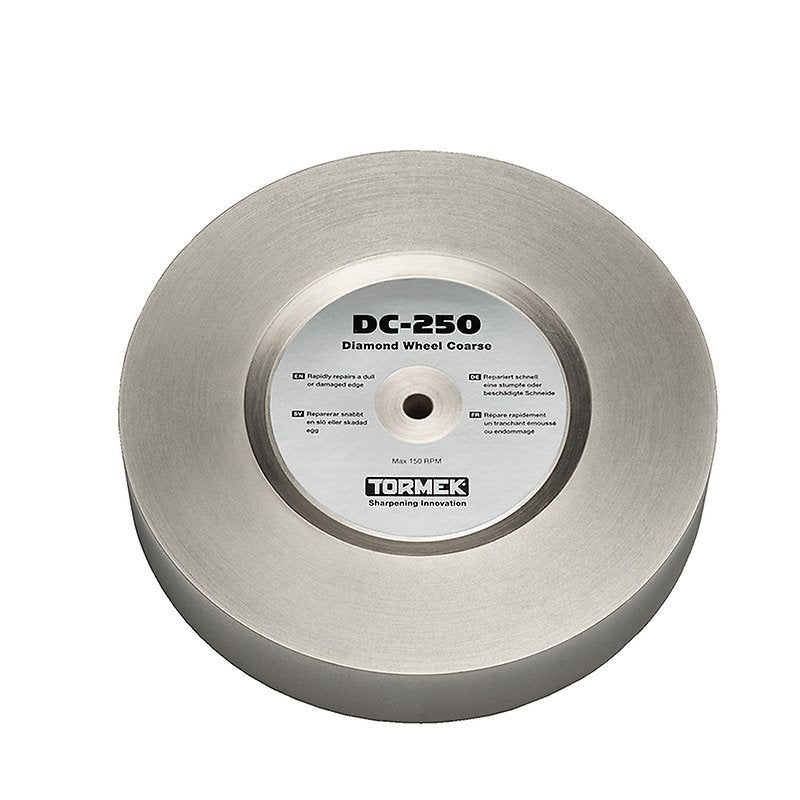 Tormek 200mm Coarse Diamond Wheel 360 grit for fast shaping and repairing steel, ceramic, and carbide tools.