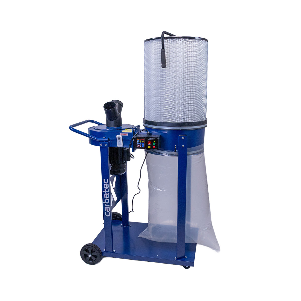 Carbatec 2HP Dust Collector with Remote Control & Cartridge Filter